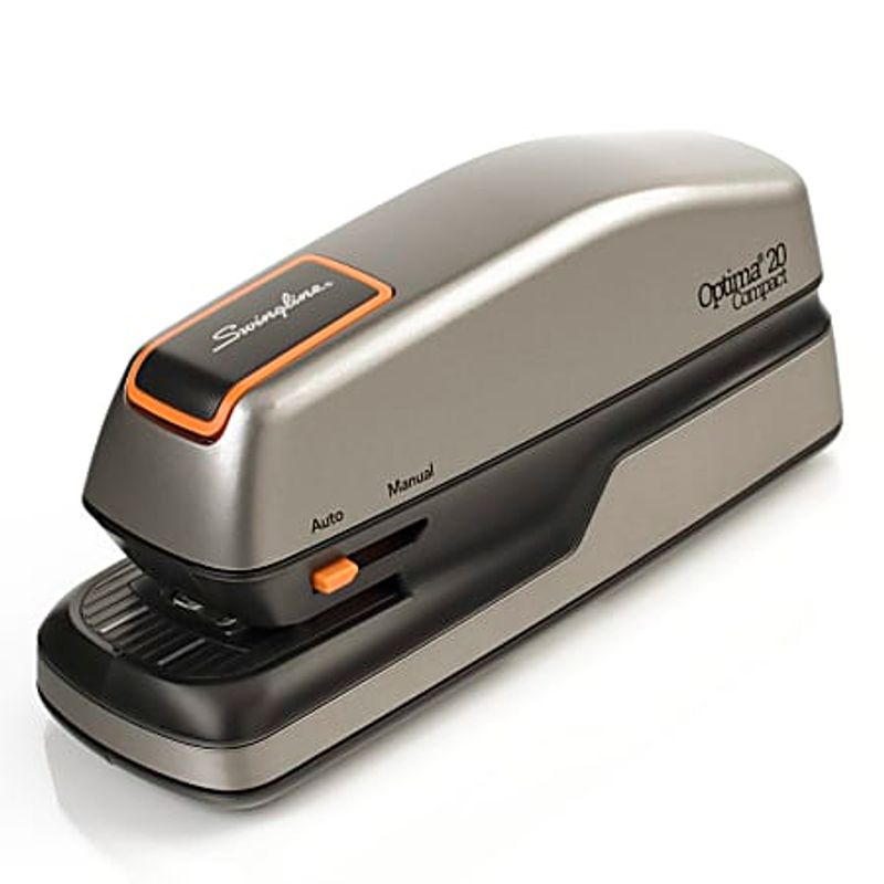 Swingline®-Optima®-20-Compact-Electric-Stapler-20-Sheets-Silver