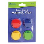 Learning-Resources-Super-Strong-Magnetic-Clips-Set---1.5--Diameter---50-Sheet-Capacity---for-Whitebo